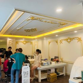 Phào Chỉ PU Dát Vàng 01