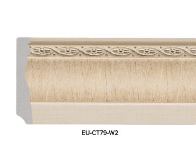 phào chỉ len tường EU-CT79-W2 79mm