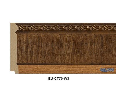 phào chỉ len tường EU-CT79-W3 79mm