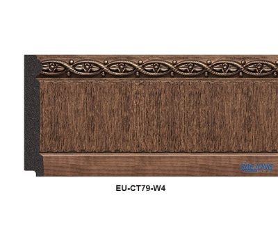 phào chỉ len tường EU-CT79-W4 79mm