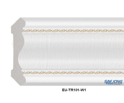 phào chỉ hàn quốc trần EU-TR101-W 101mm