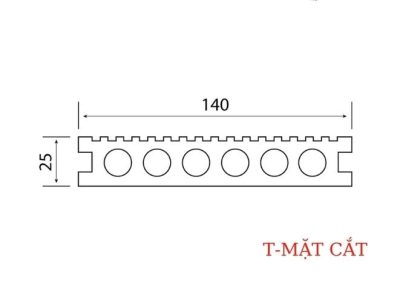 SÀN GỖ NHỰA TRÒN MC 140mm
