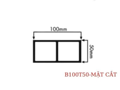 THANH LAM-B100T50-MC 100x50mm