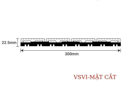 VĨ GỖ NHỰA VSVI300 MC 300X300MM