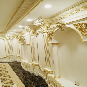 Phào Chỉ PU Dát Vàng Cổ Điển 09