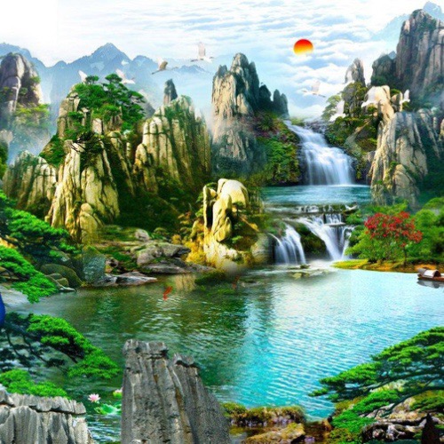 Tranh phong cảnh 2 Tranh phong cảnh 2