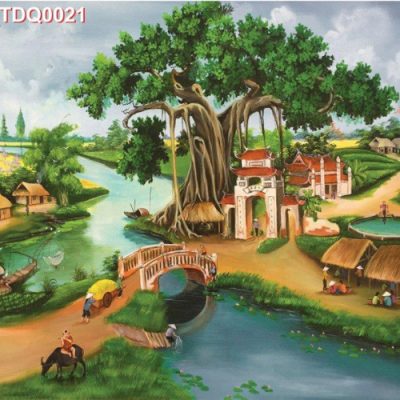 Tranh sơn dầu đồng quê 21
