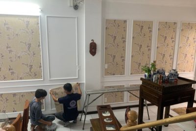 thi công giấy dán tường châu âu D
