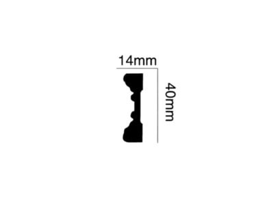 Chỉ Tường PU Hoa Văn OZ-B006 mc Nhập Khẩu 40mm