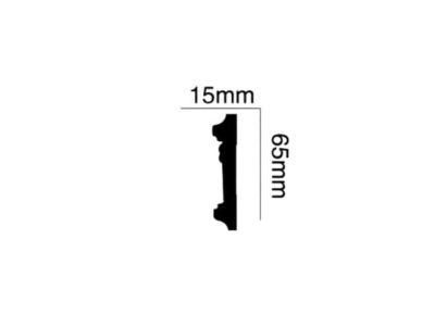 Chỉ Tường PU Hoa Văn OZ-B017 mc 50mm